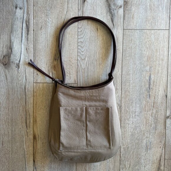 Frye Azariah Brown Floral Embroidered Leather Convertible Backpack Hobo Bag - Picture 10 of 16